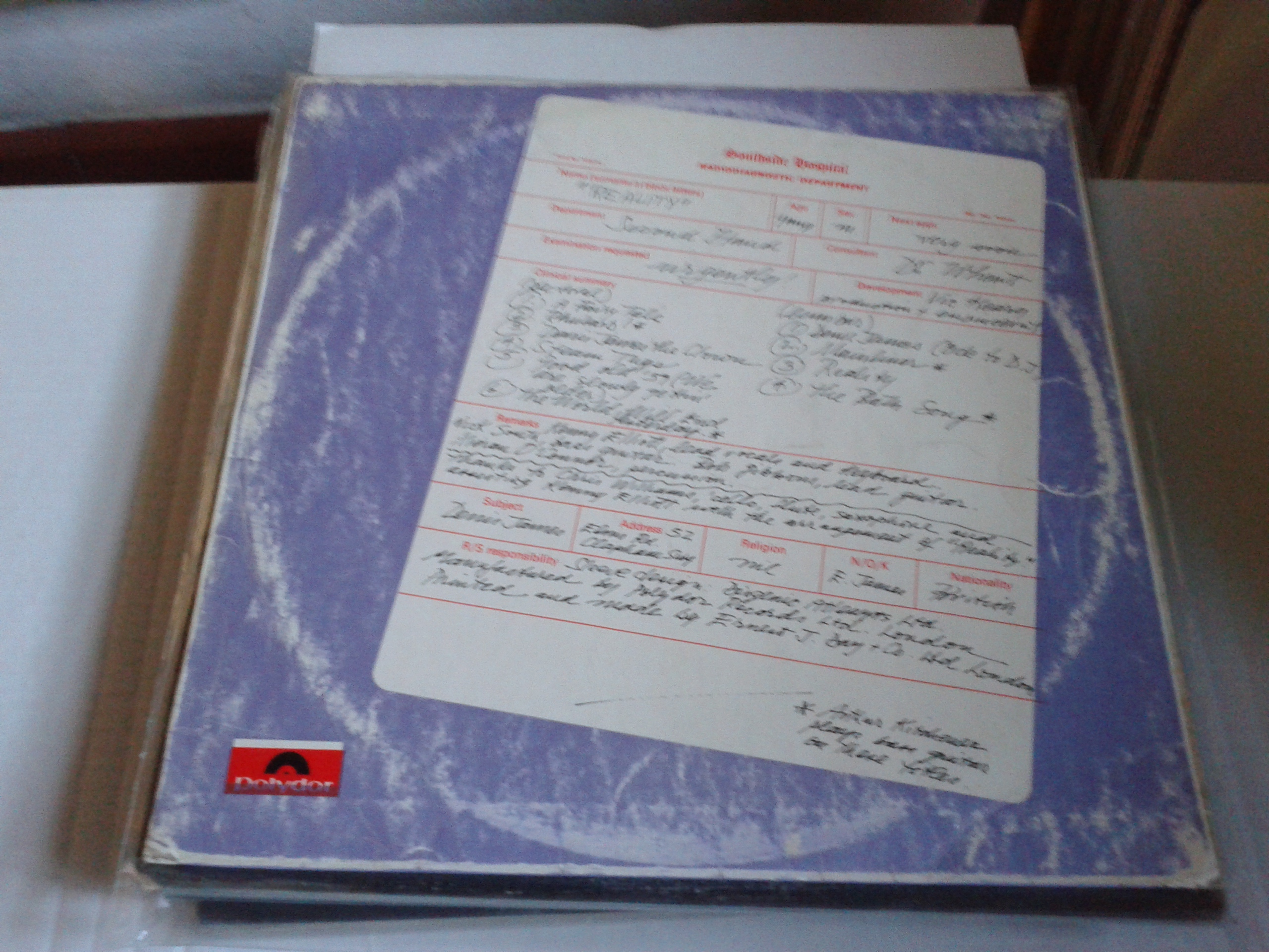Second Hand - Reality LP